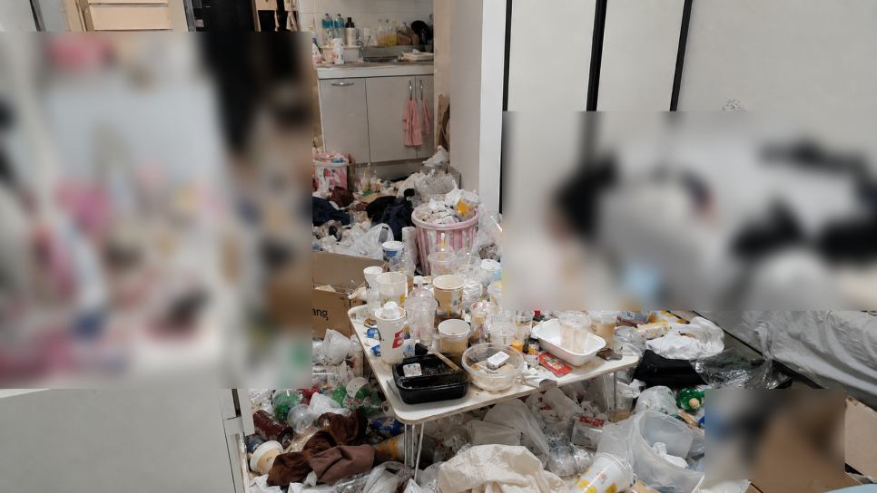블로그 실제 쓰레기집청소 현장 사진